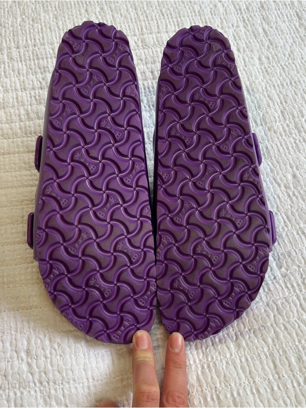 Birkenstock Purple EVA Two-Strap Slide Sandals Women’s Eu Size 40 - Picture 5 of 6
